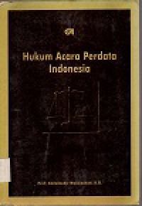 Image of Hukum acara perdata Indonesia