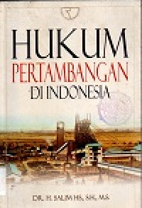 Image of Hukum pertambangan di indonesia