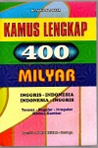 Image of Kamus lengkap 400 milyar: inggris-indonesia  indonesia-inggris