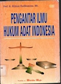 Image of Pengantar Ilmu Hukum Adat Indonesia