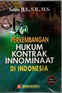 Image of Perkembangan hukum kontrak innominaat di indonesia