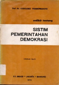 Image of Sistim Pemerintahan Demokrasi