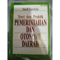 Image of Teori dan praktik pemerintahan dan otonomi daerah