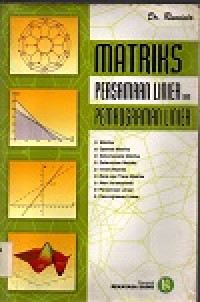 Image of Matriks persamaan linier dan pemrograman linier