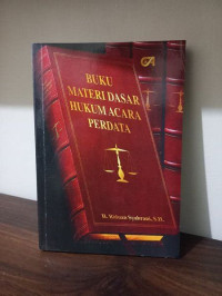 Image of Buku materi dasar hukum acara perdata